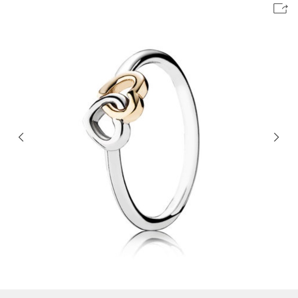 FINAL PRICE Pandora Heart to Heart Ring